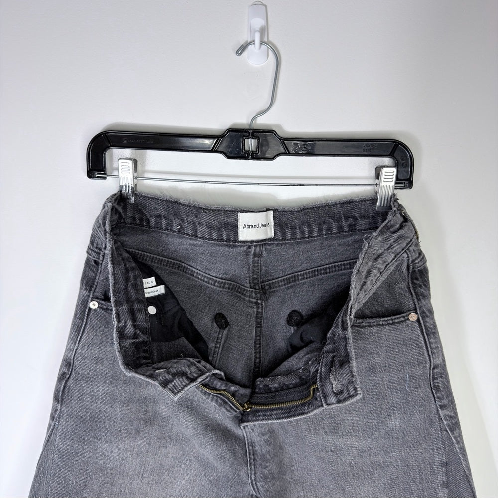 Abrand Womens barrel wide leg grey size 30 - TheRWDenimAbrand Barrel Wide Leg Grey – TheRWDenim