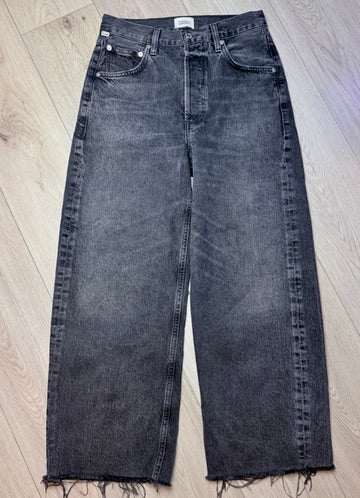 Citizens of Humanity Ayla Crop Raw Hem  Black 26