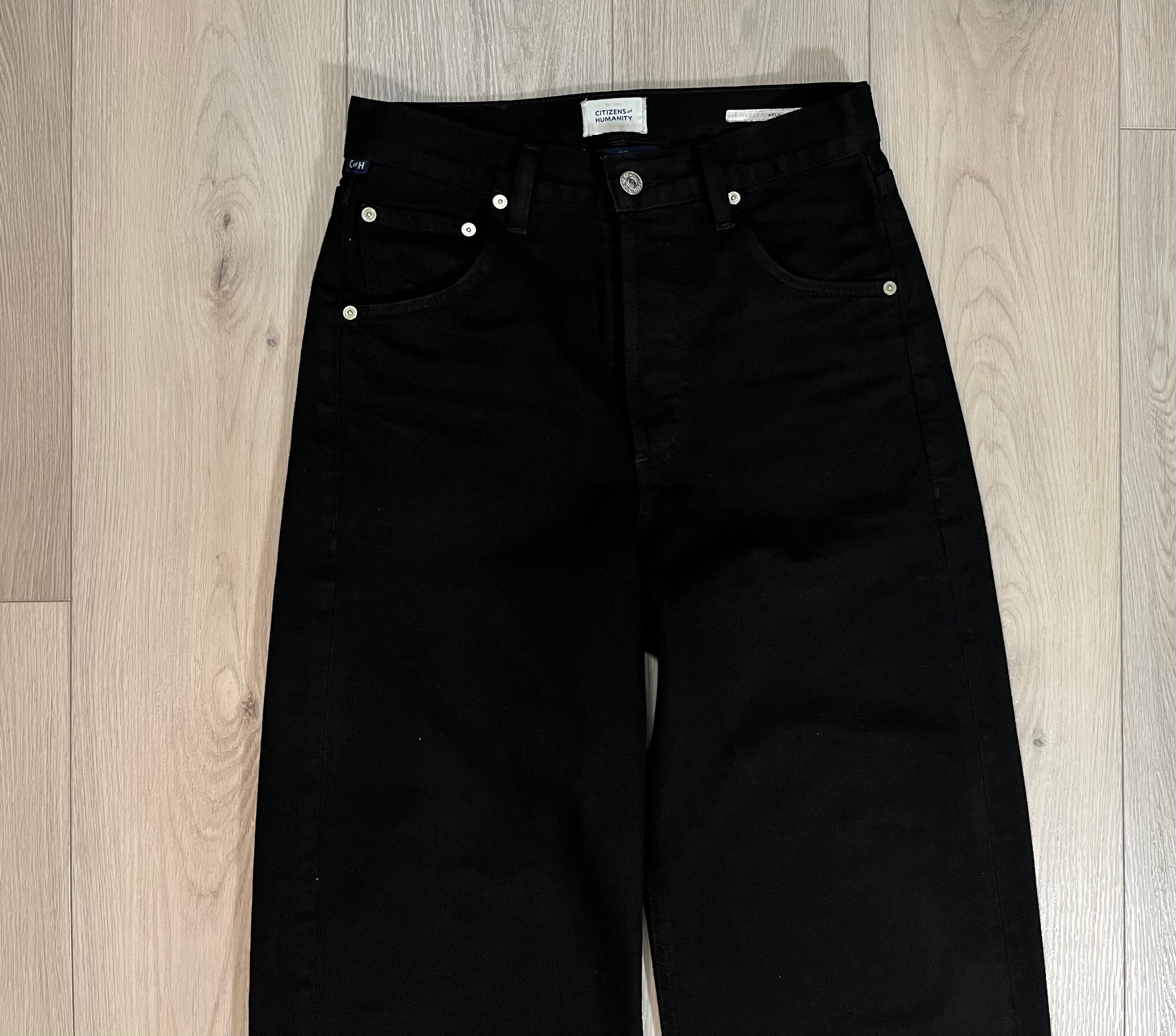 Citizens of Humanity AYLA in SOLID black size 25