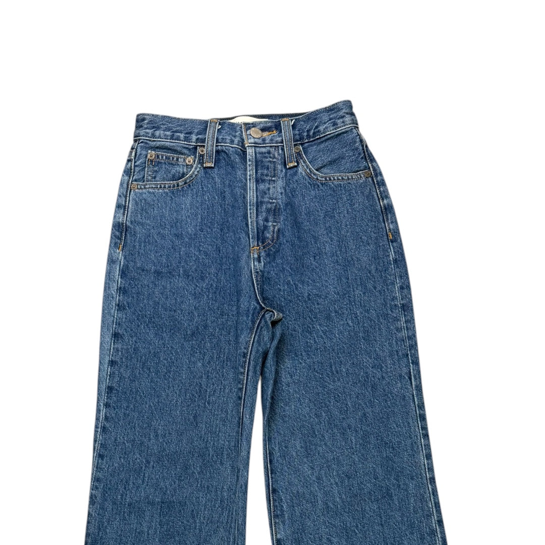 Reworked Patchwork “The Farrah Hi-Rise Wide Leg” in size 23