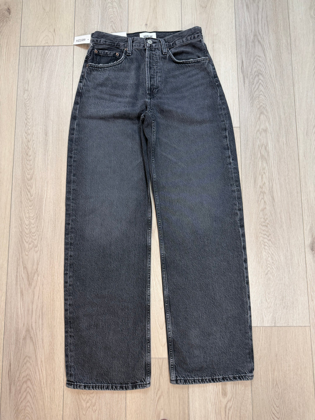 Agolde ARC Black/ Grey symbolic size 25