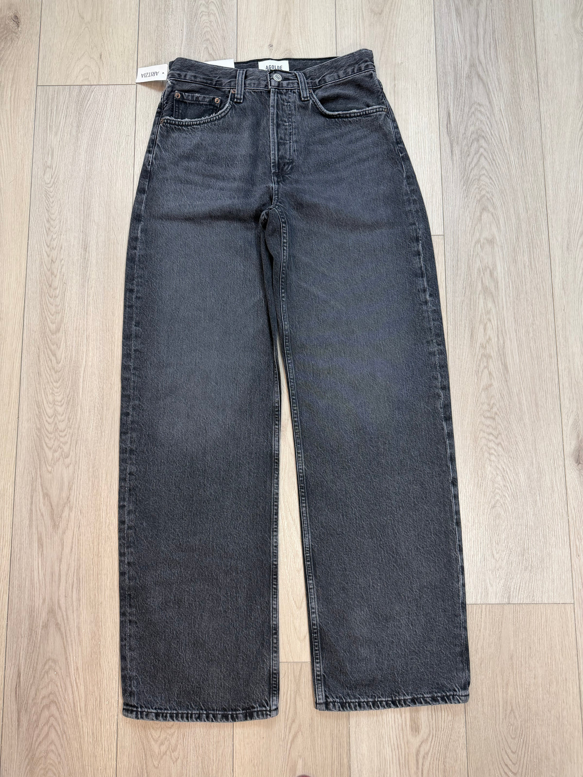 Agolde ARC Black/ Grey symbolic size 25