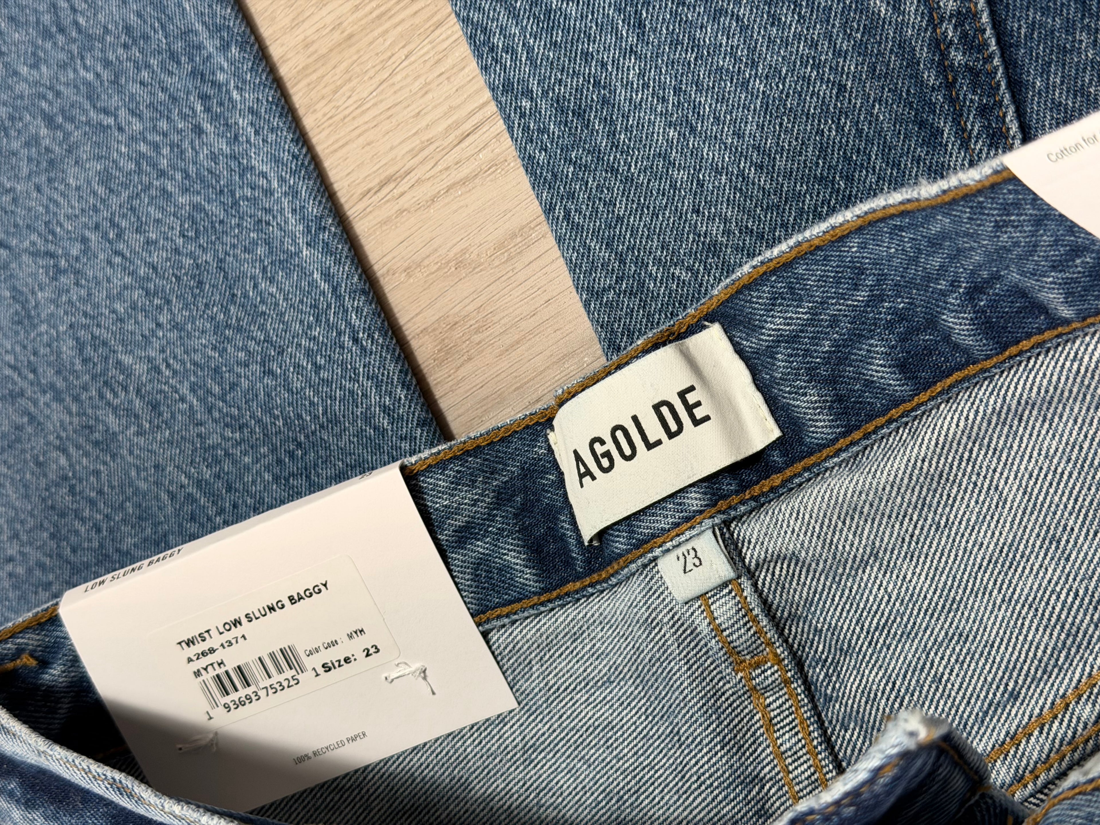 Agolde LOW SLUNG BAGGY Twist size 23