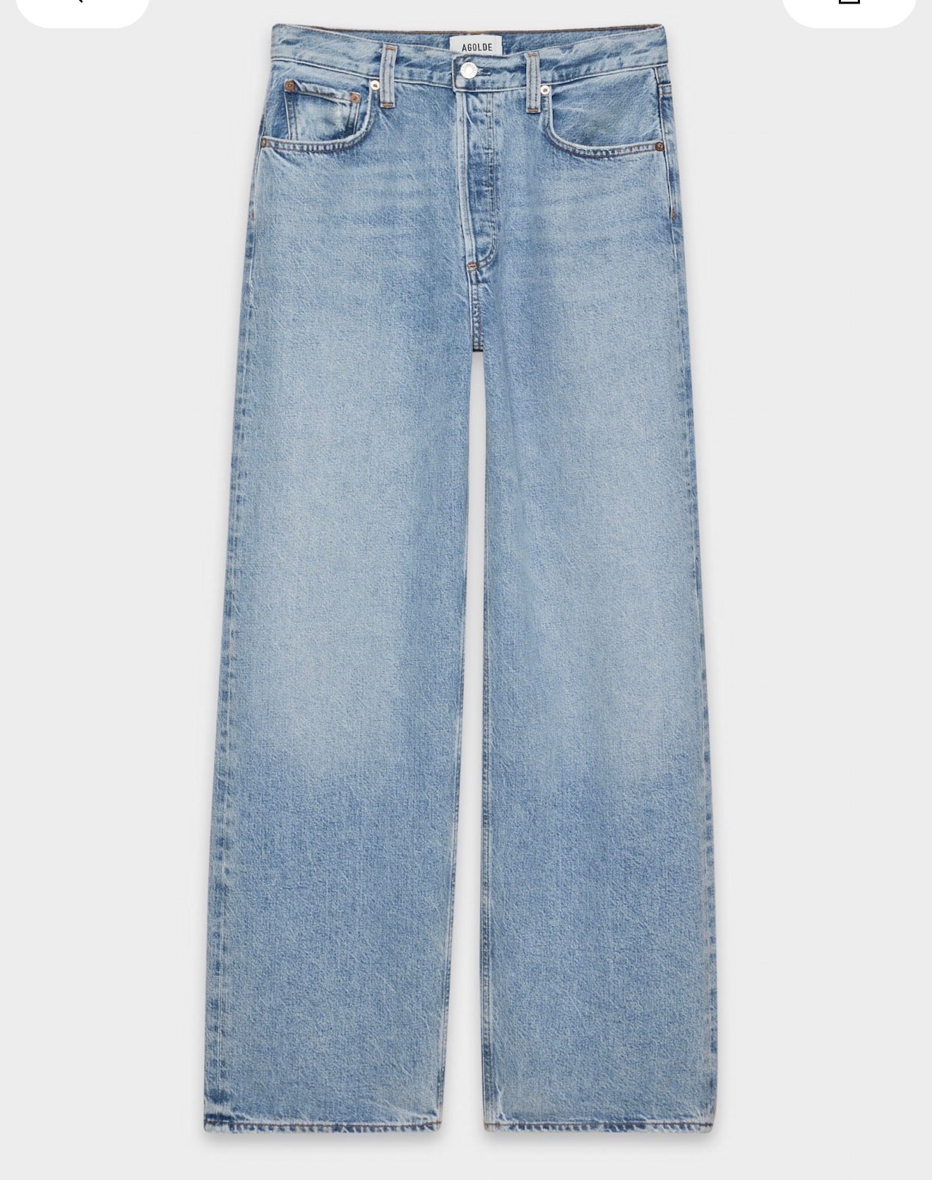 AGOLDE low slung baggy 23