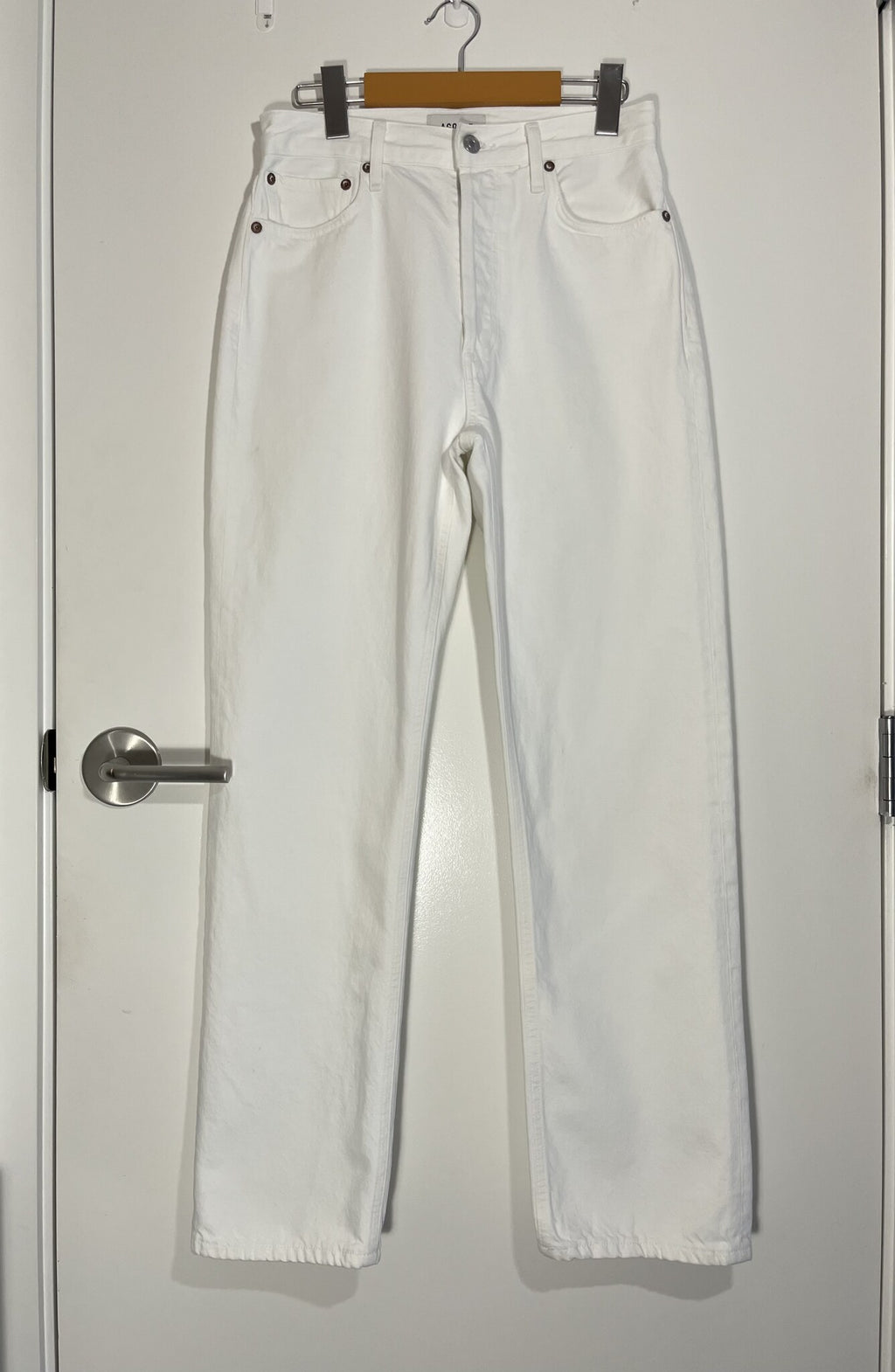 AGOLDE 90's Pinch Waist Jean White – Size 27 – New