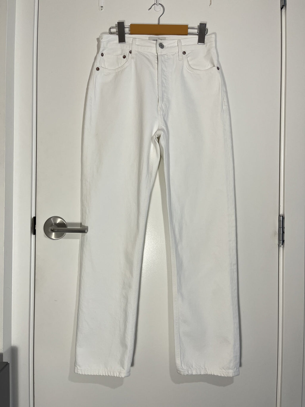 AGOLDE 90's Pinch Waist Jean White – Size 27 – New