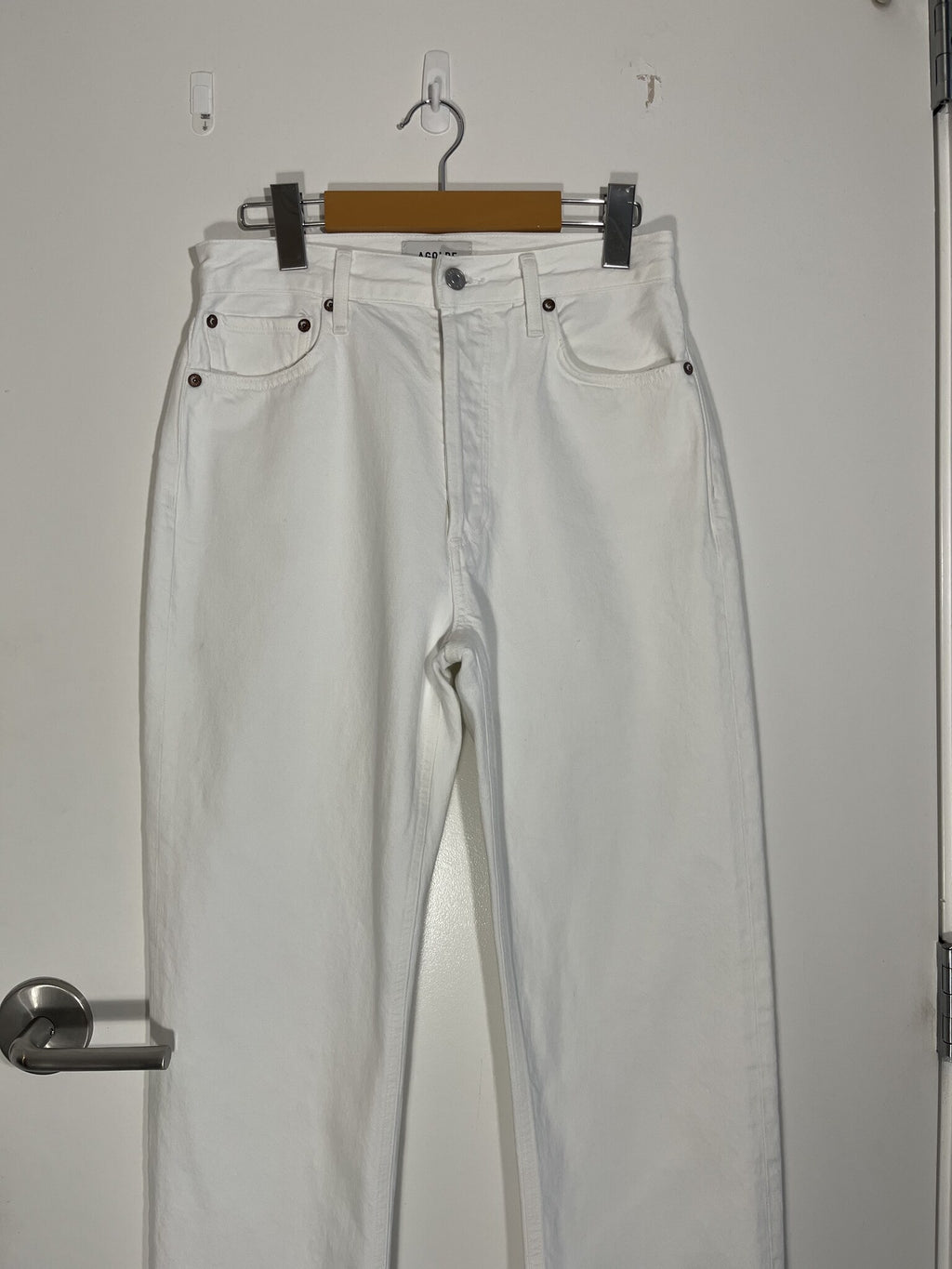 AGOLDE 90's Pinch Waist Jean White – Size 27 – New