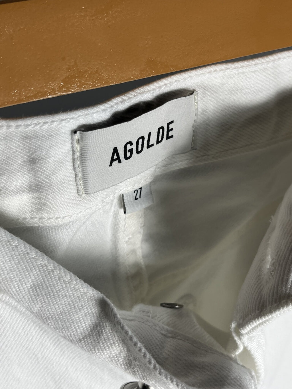 AGOLDE 90's Pinch Waist Jean White – Size 27 – New