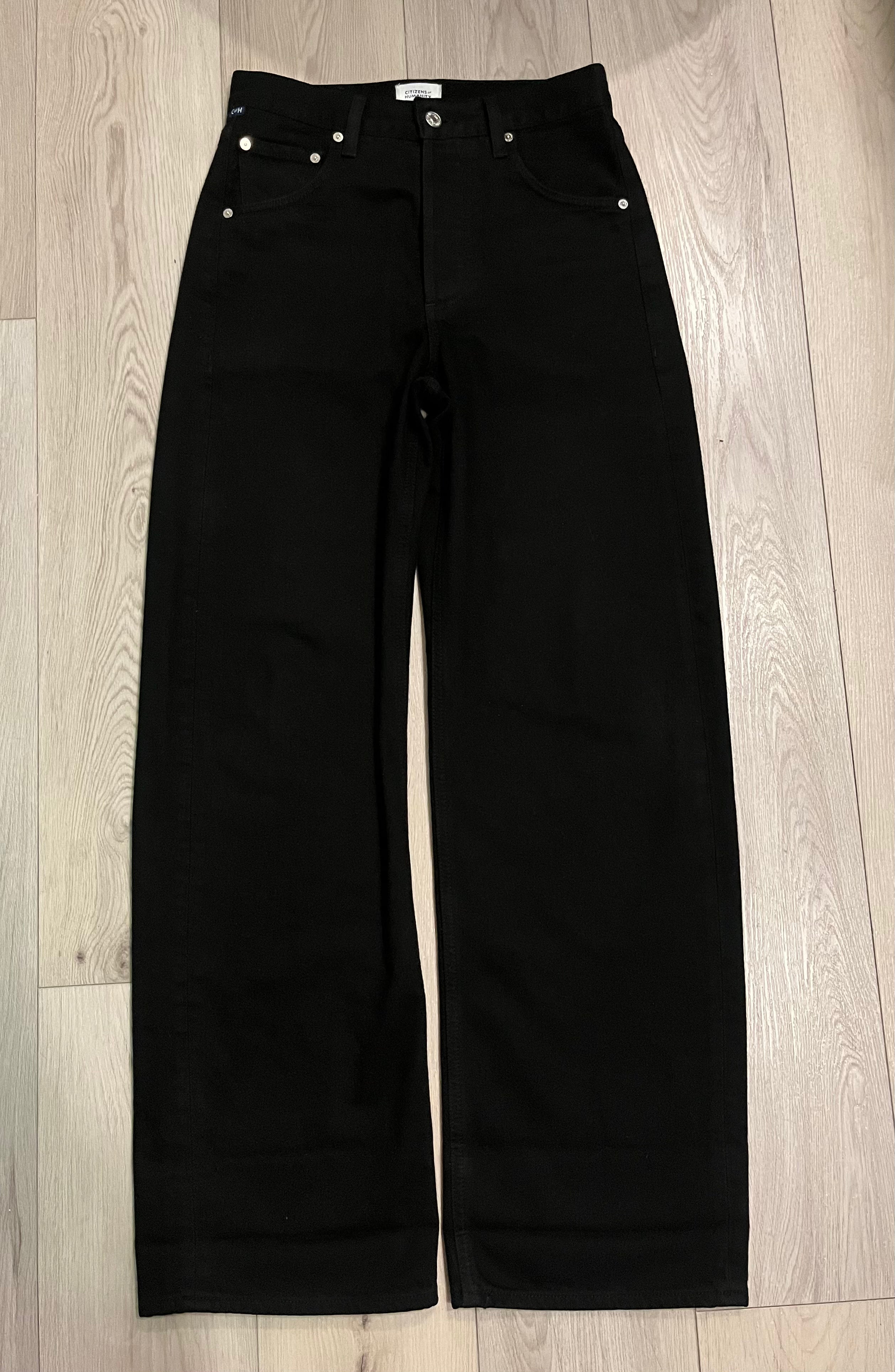 Citizens of Humanity AYLA in SOLID black size 25