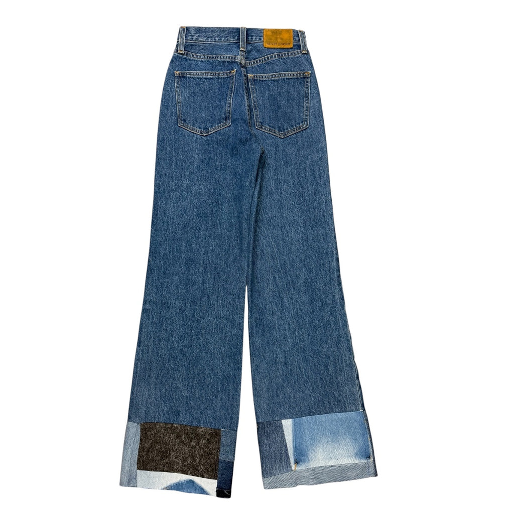 Reworked Patchwork “The Farrah Hi-Rise Wide Leg” in size 23