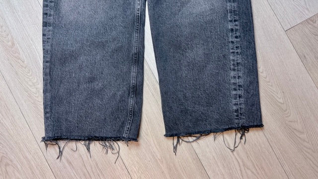 Citizens of Humanity Ayla Crop Raw Hem  Black 26