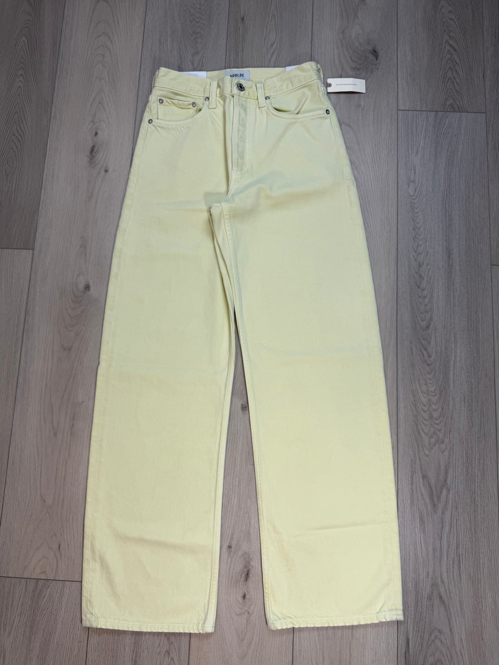 Agolde Arc Lemon Zest BNWT in 25