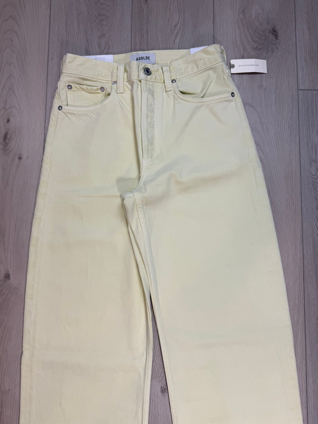 Agolde Arc Lemon Zest BNWT in 25