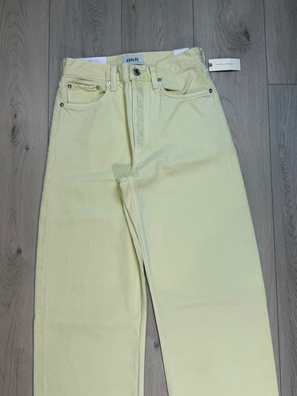Agolde Arc Lemon Zest BNWT in 25