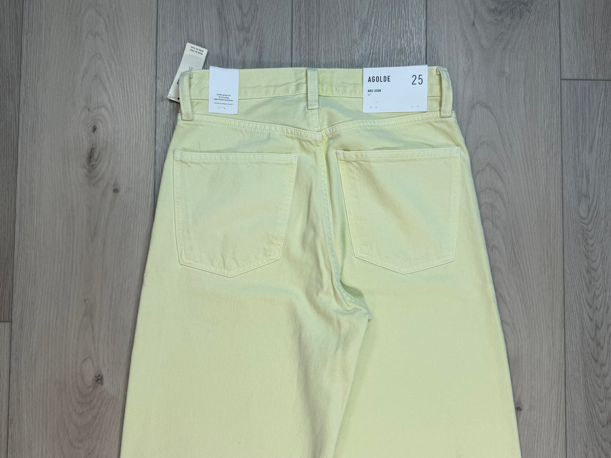 Agolde Arc Lemon Zest BNWT in 25