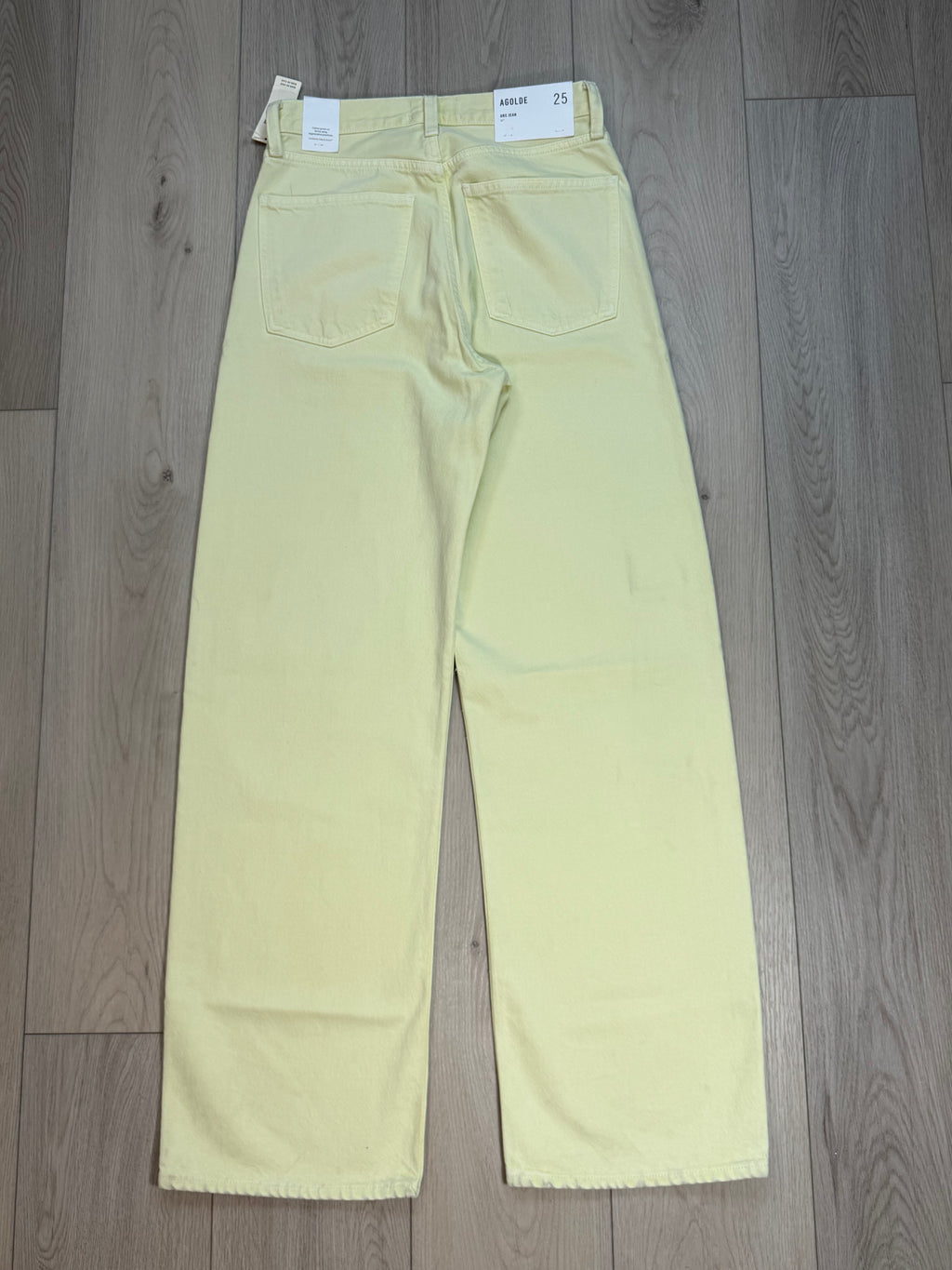 Agolde Arc Lemon Zest BNWT in 25