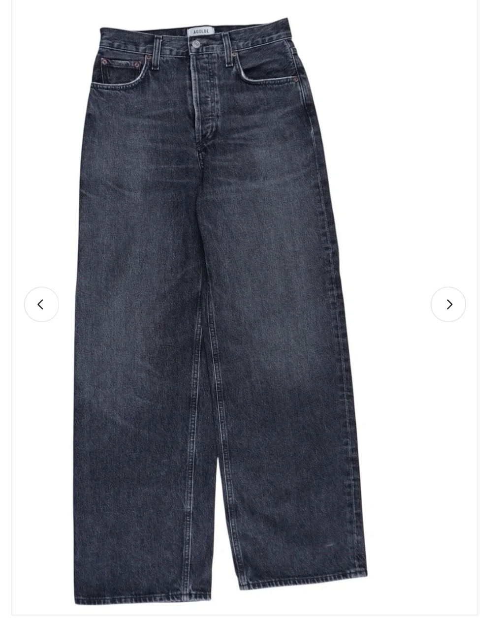 Agolde Low Slung Baggy 23 GREY