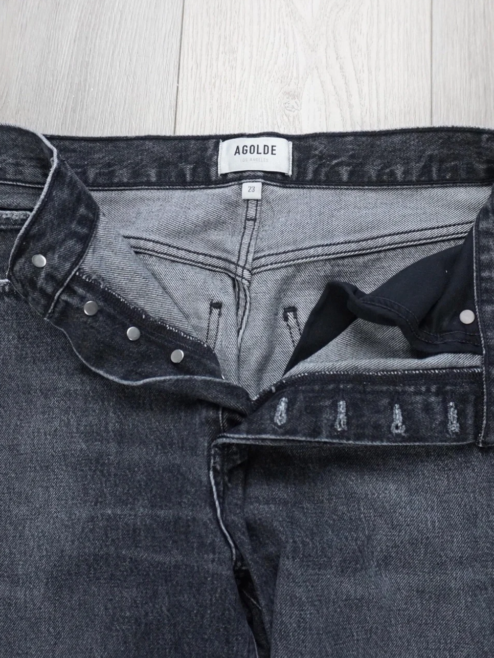 Agolde Low Slung Baggy 23 GREY