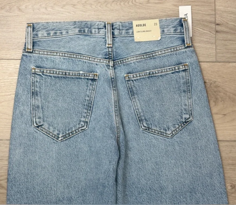 Agolde low slung baggy size 23