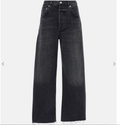 Citizens of Humanity Ayla Crop Raw Hem  Black 26