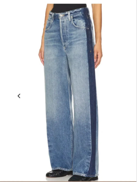 Citizens Of Humanity Ayla Tuxedo Blue Jeans Size 24