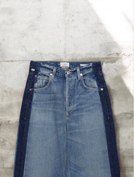 Citizens Of Humanity Ayla Tuxedo Blue Jeans Size 24
