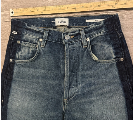 Citizens Of Humanity Ayla Tuxedo Blue Jeans Size 24
