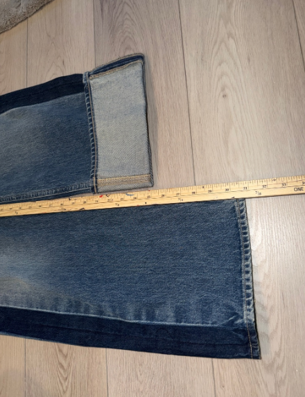 Citizens Of Humanity Ayla Tuxedo Blue Jeans Size 24