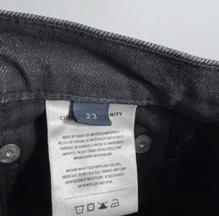 Citizens Of Humanity Vidia Black Jeans Size 23