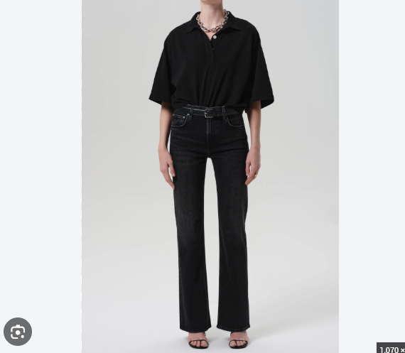 Citizens Of Humanity Vidia Black Jeans Size 23