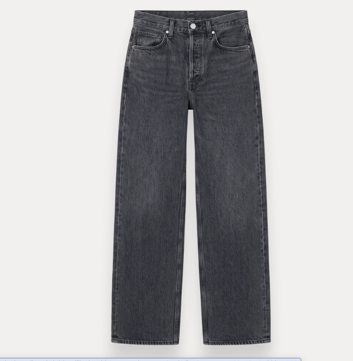 Agolde ARC Black/ Grey symbolic size 25
