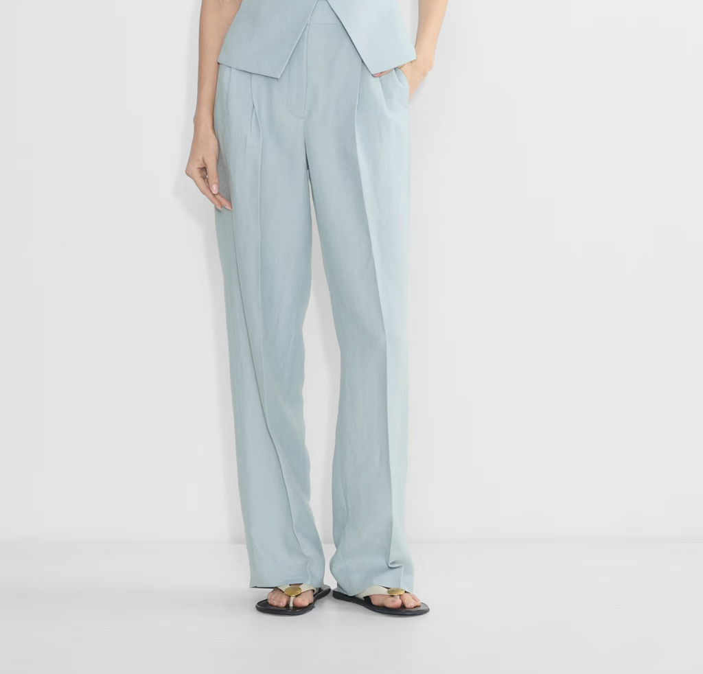 Denim Forum Effortless Pants Linen size 0