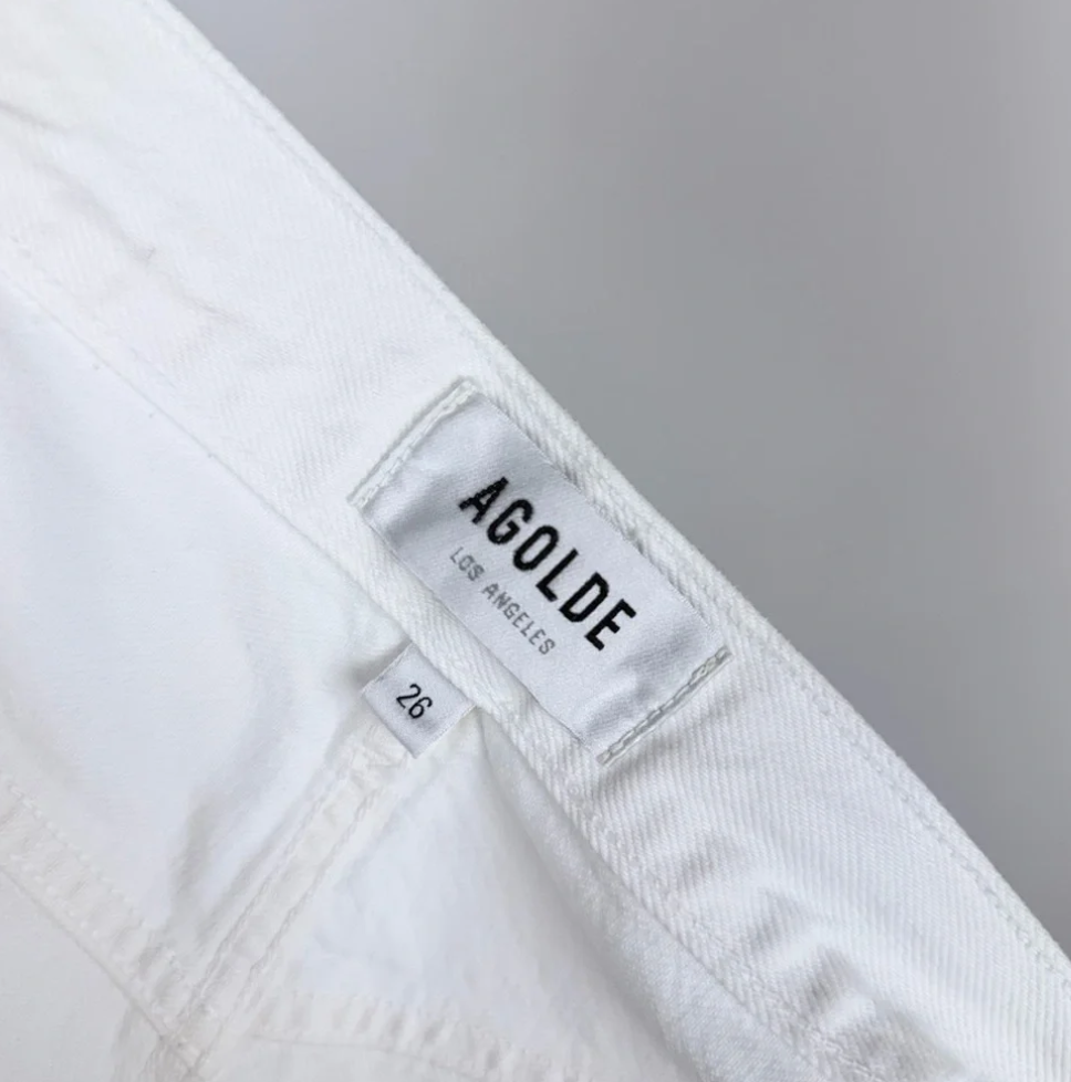 Agolde 90s jeans white 26