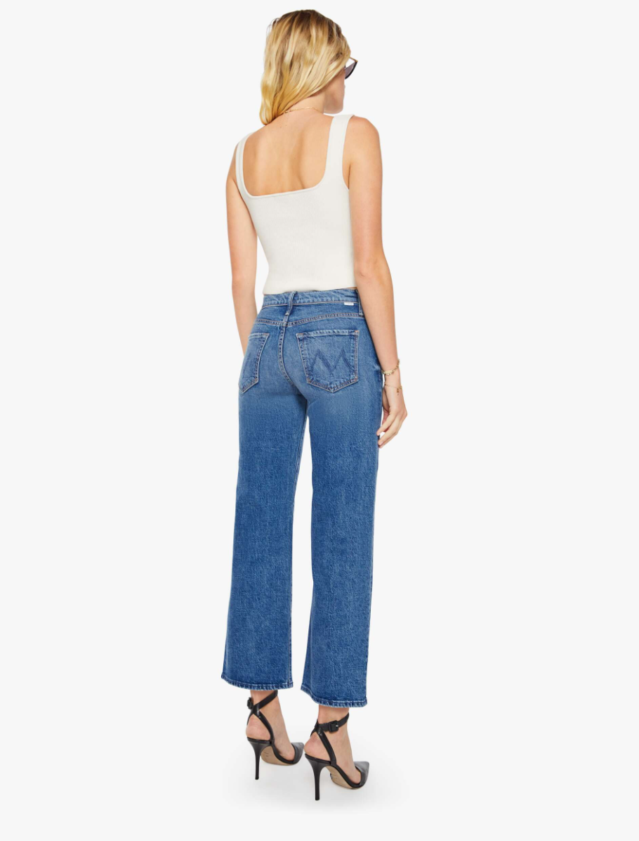 BNWT MOTHER The Mid Rise Maven Flood size 27