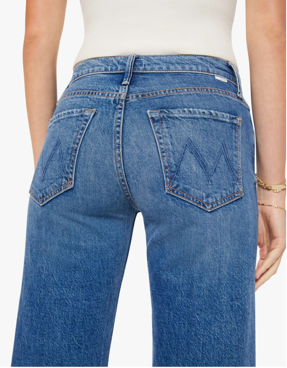 BNWT MOTHER The Mid Rise Maven Flood size 27