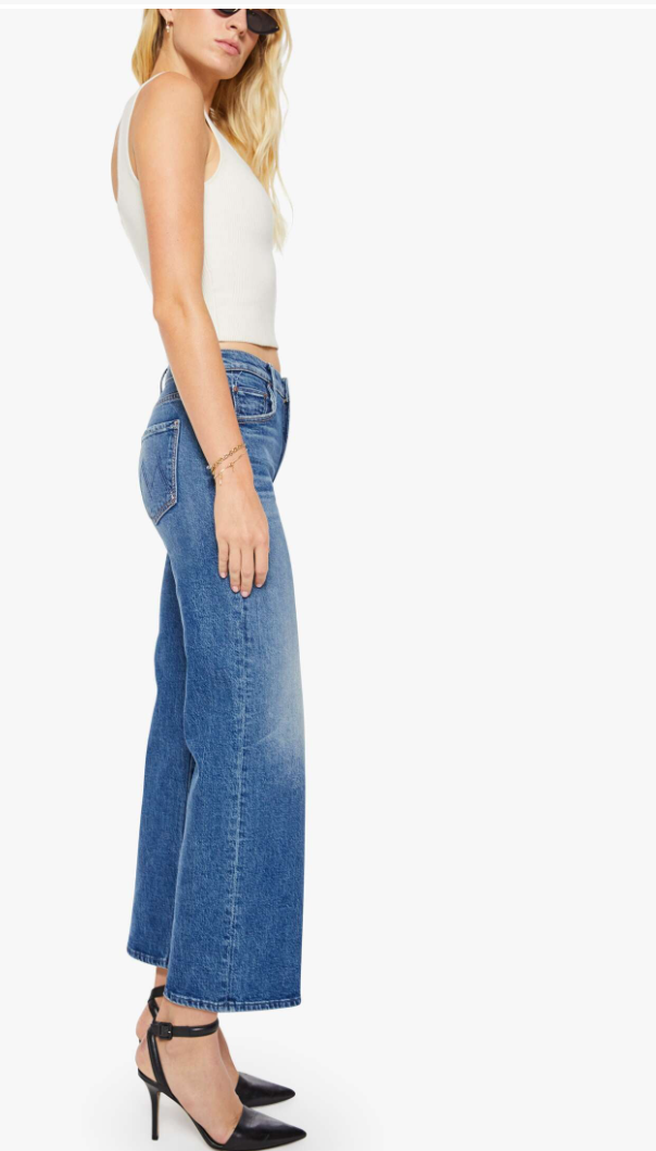 BNWT MOTHER The Mid Rise Maven Flood size 27