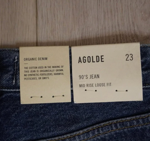 Agolde 90s Jeans Size 23 Dark Blue BNWT