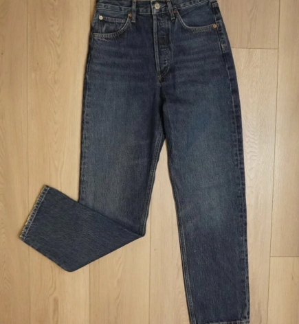 Agolde 90s Jeans Size 23 Dark Blue BNWT