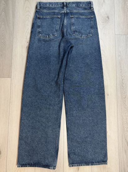 Agolde cross cross Wide-Leg Jeans in Deep Blue Wash 28
