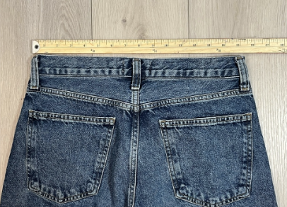 Agolde cross cross Wide-Leg Jeans in Deep Blue Wash 28