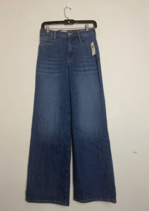 Pilcro antholologie jeans wide leg high rise