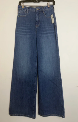 Pilcro antholologie jeans wide leg high rise