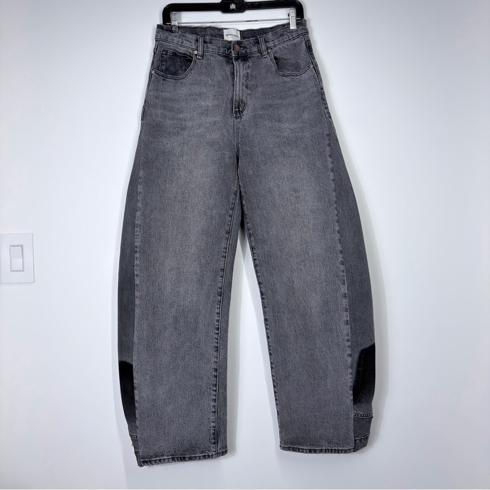 Abrand Womens barrel wide leg grey size 30 - TheRWDenimAbrand Barrel Wide Leg Grey – TheRWDenim
