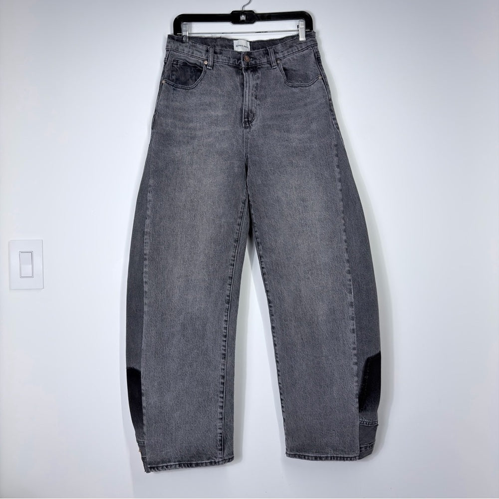 Abrand Womens barrel wide leg grey size 30 - TheRWDenimAbrand Barrel Wide Leg Grey – TheRWDenim