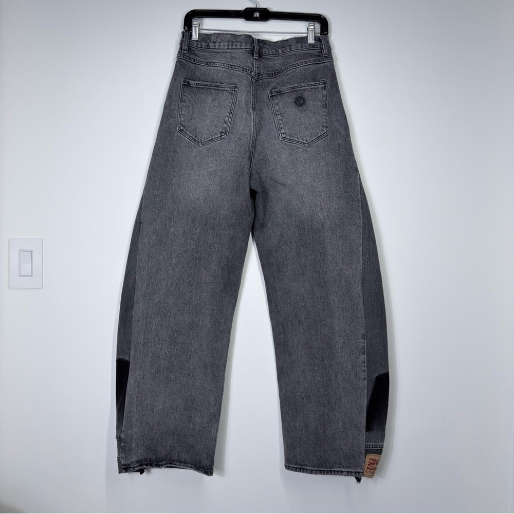 Abrand Womens barrel wide leg grey size 30 - TheRWDenimAbrand Barrel Wide Leg Grey – TheRWDenim