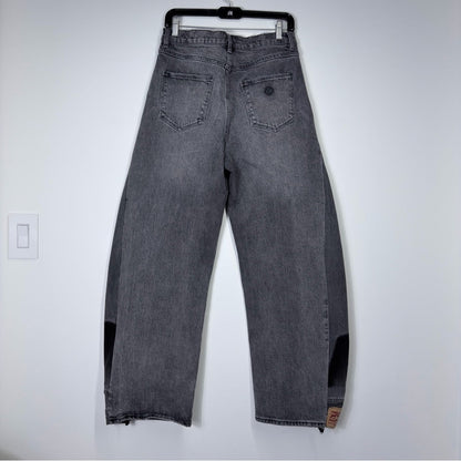 Abrand Womens barrel wide leg grey size 30 - TheRWDenimAbrand Barrel Wide Leg Grey – TheRWDenim