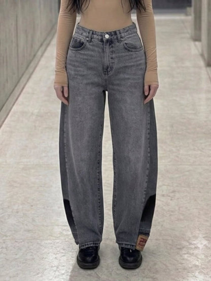 Abrand Womens barrel wide leg grey size 30 - TheRWDenimAbrand Barrel Wide Leg Grey – TheRWDenim