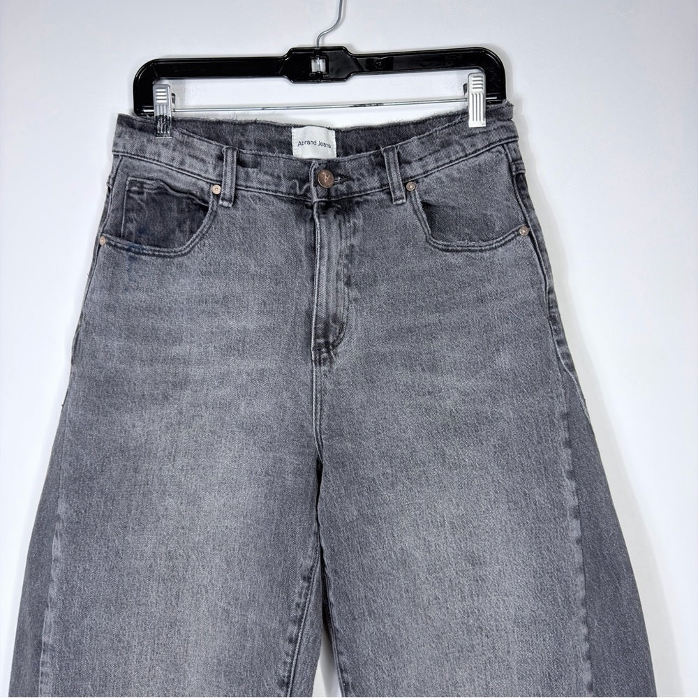 Abrand Womens barrel wide leg grey size 30 - TheRWDenimAbrand Barrel Wide Leg Grey – TheRWDenim