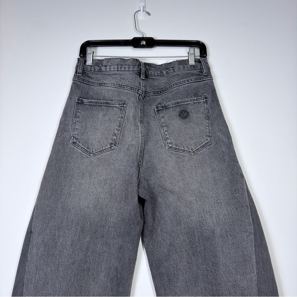 Abrand Womens barrel wide leg grey size 30 - TheRWDenimAbrand Barrel Wide Leg Grey – TheRWDenim