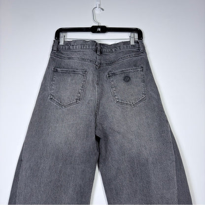 Abrand Womens barrel wide leg grey size 30 - TheRWDenimAbrand Barrel Wide Leg Grey – TheRWDenim